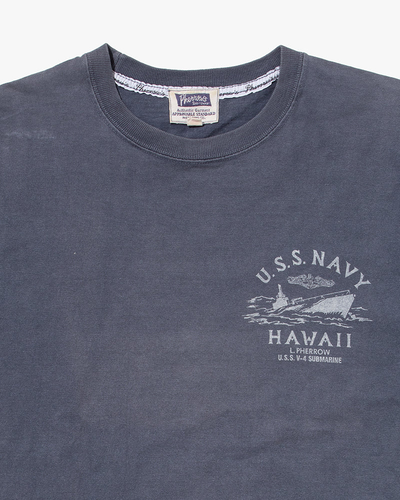 Japanese Repro T Shirt, Pherrows, Faded Blue - 38