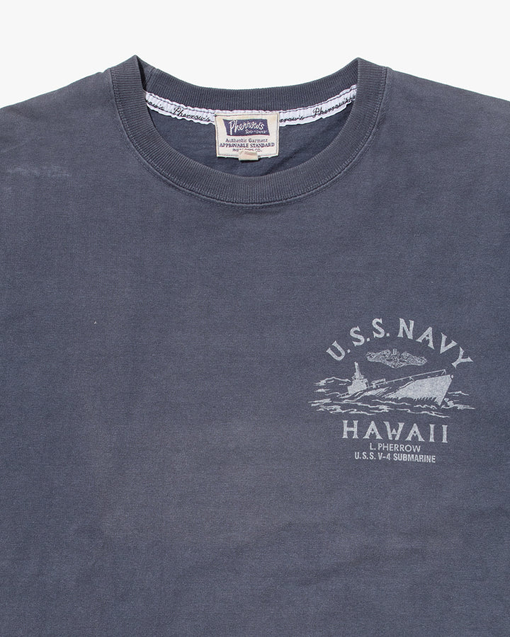 Japanese Repro T Shirt, Pherrows, Faded Blue - 38