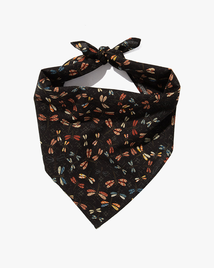 Kiriko Original Bandana, Black Multicolor Tonbo