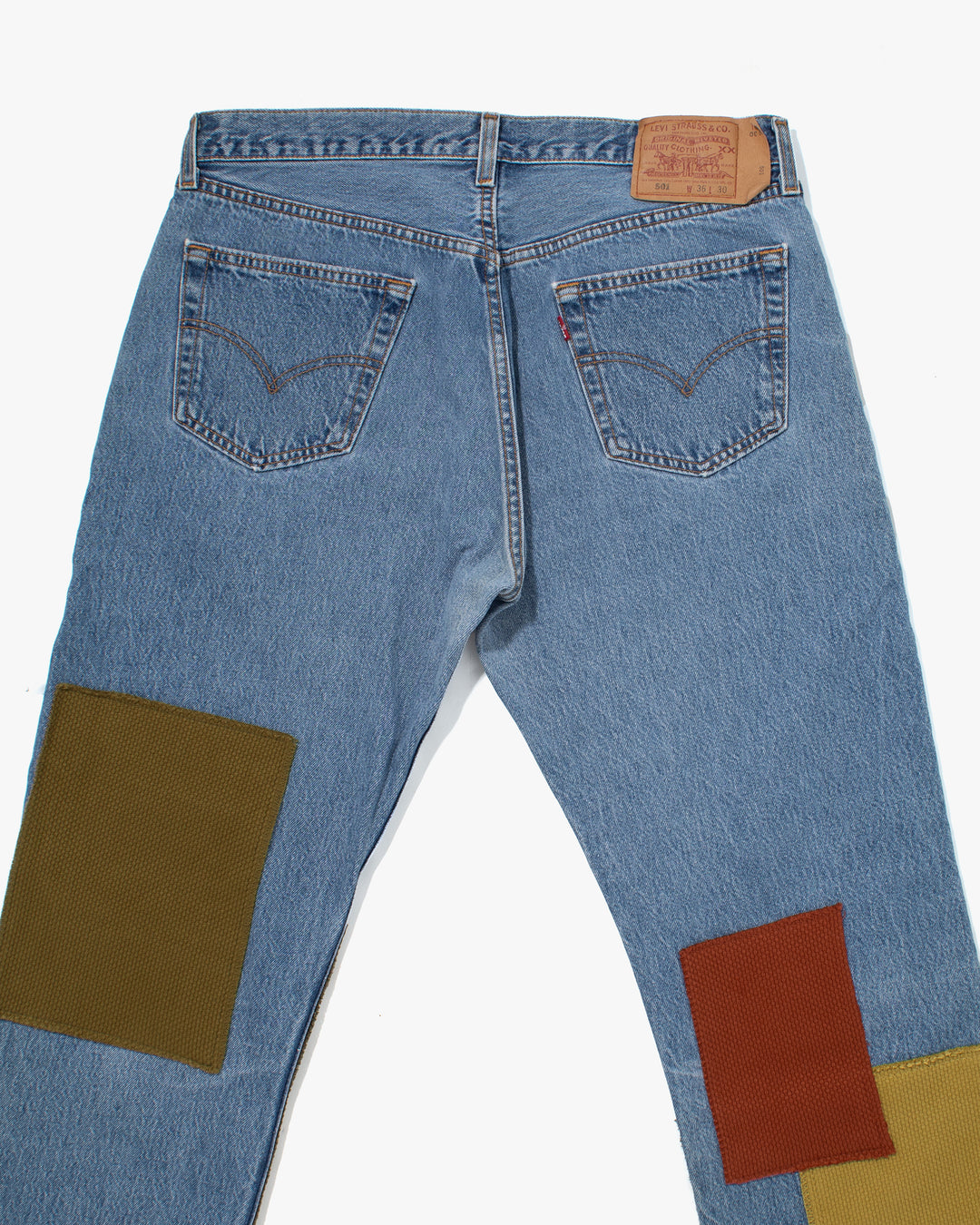 Kiriko Custom Patched Denim Jeans, 5