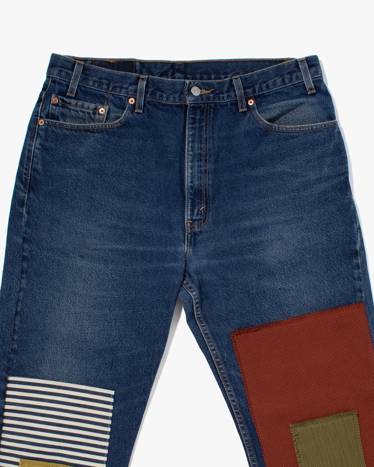 Kiriko Custom Patched Denim Jeans, 3