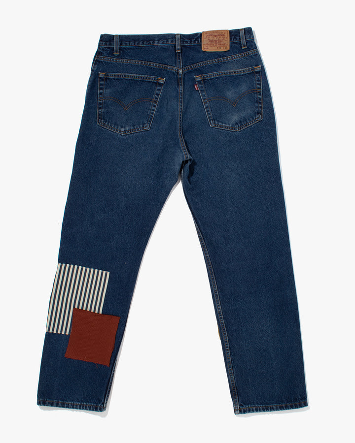 Kiriko Custom Patched Denim Jeans, 3