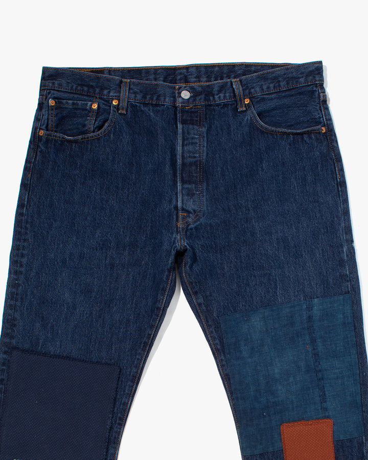 Kiriko Custom Patched Denim Jeans, 2