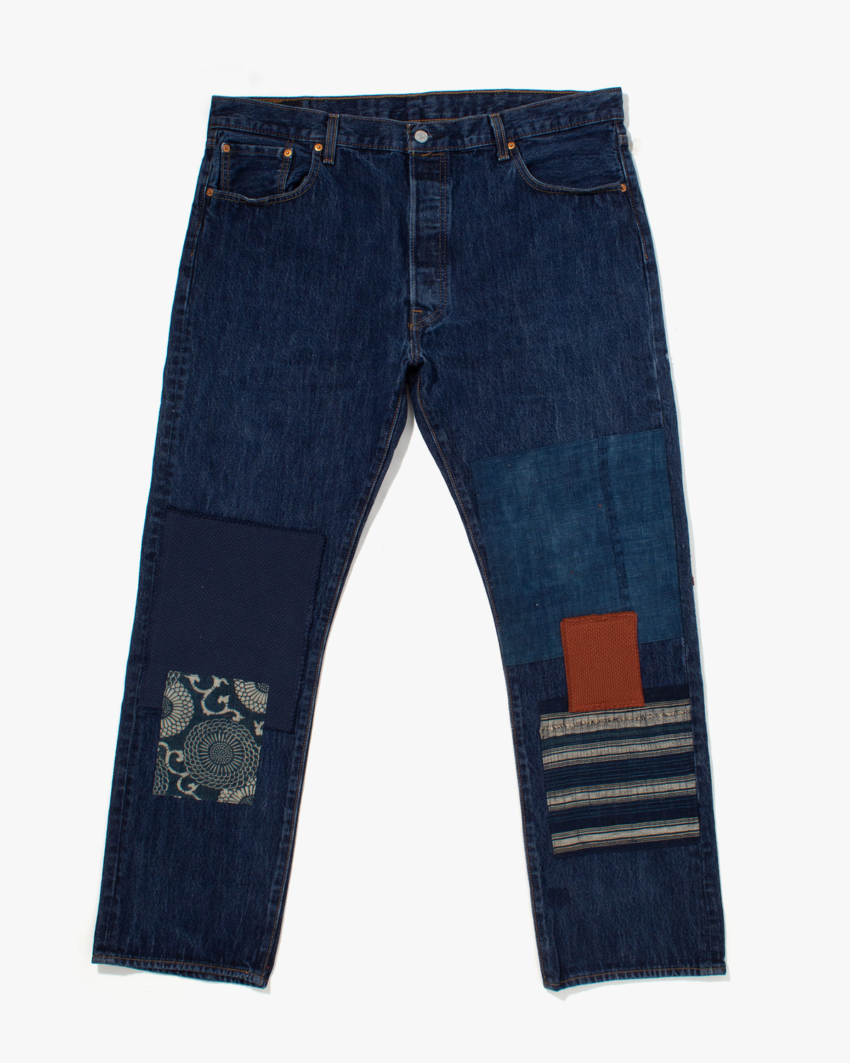 Kiriko Custom Patched Denim Jeans, 2