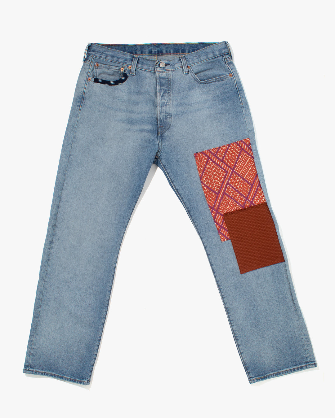 Kiriko Custom Patched Denim Jeans, 8