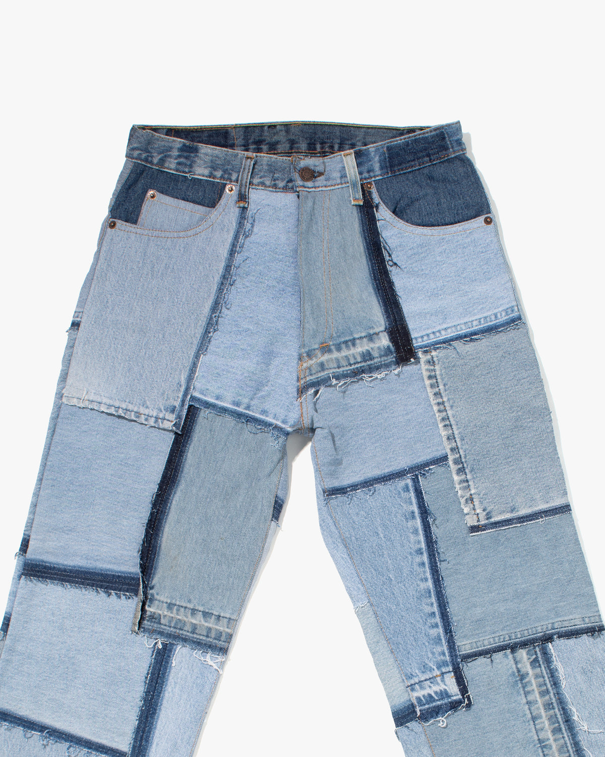 Kiriko Custom Jeans, Vintage Patchwork Denim, Levi's - 34