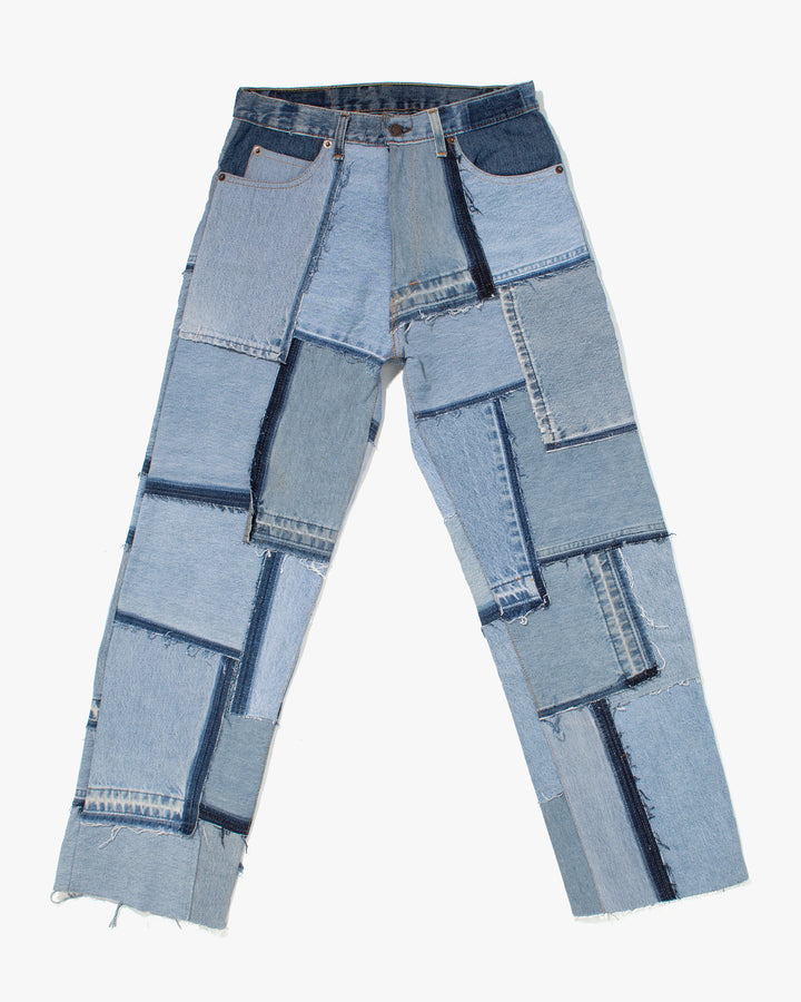 Kiriko Custom Jeans, Vintage Patchwork Denim, Levi&