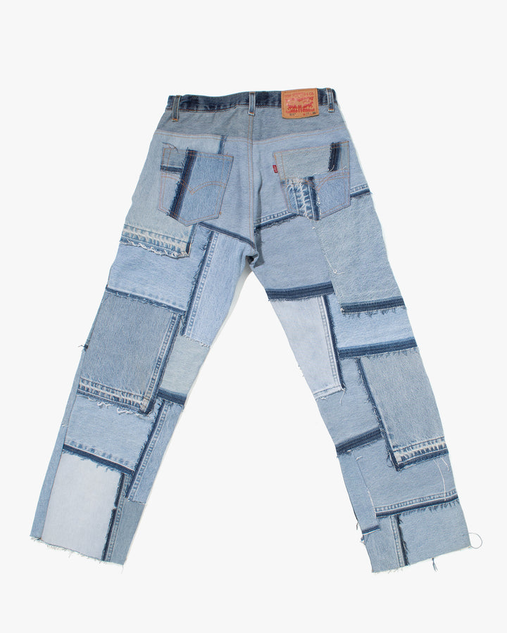 Kiriko Custom Jeans, Vintage Patchwork Denim, Levi&