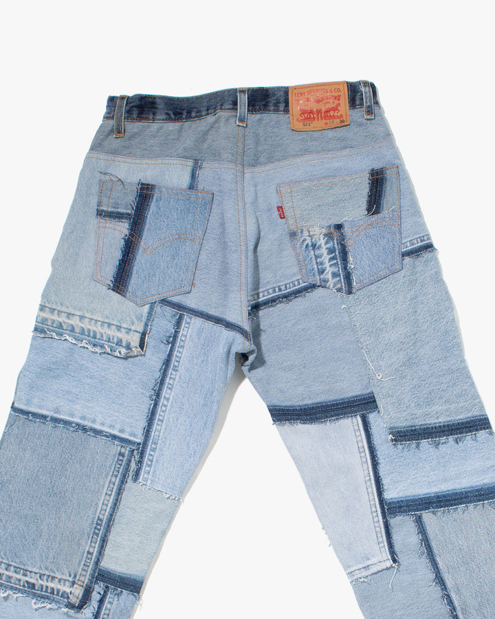 Kiriko Custom Jeans, Vintage Patchwork Denim, Levi&