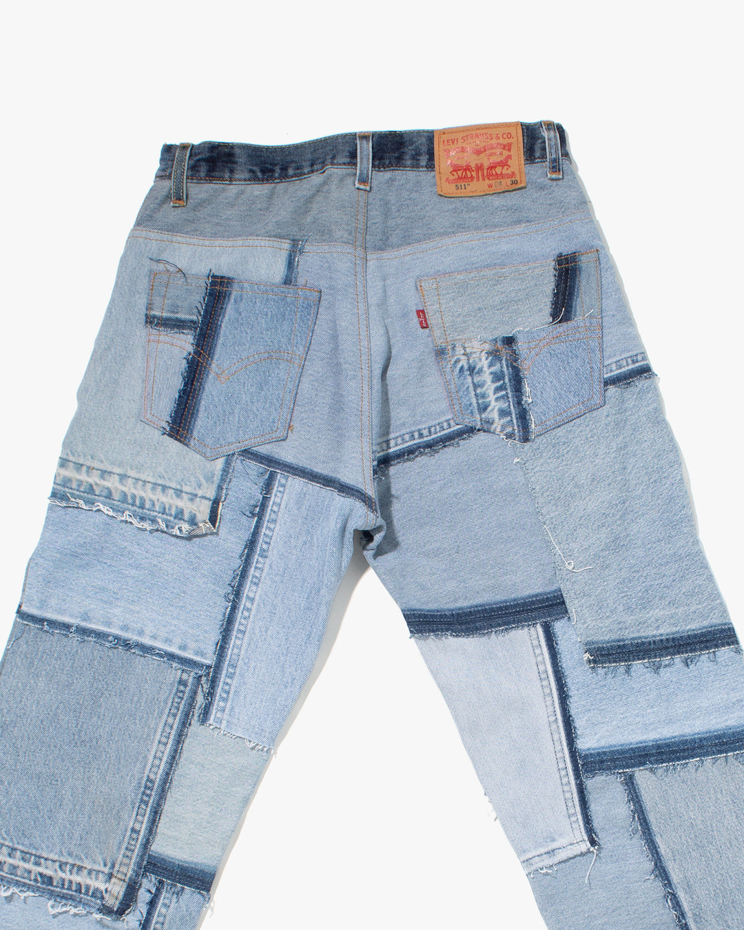 Kiriko Custom Jeans, Vintage Patchwork Denim, Levi&