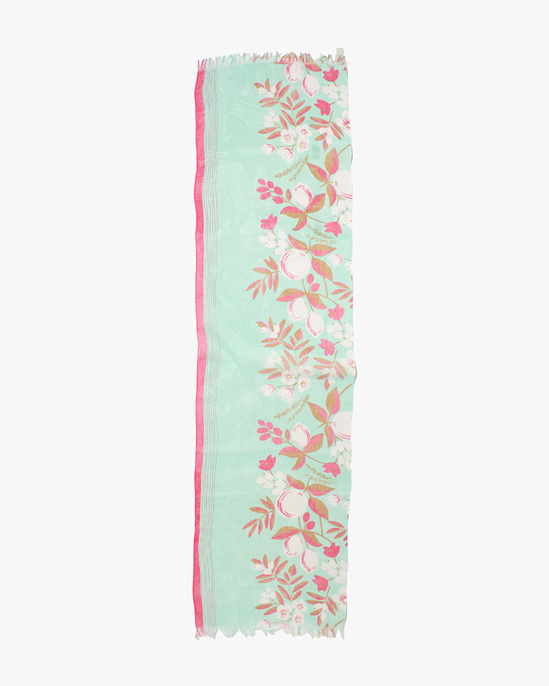 Debby Co., Stole, Maison Blanche Collection, Mint Fruits
