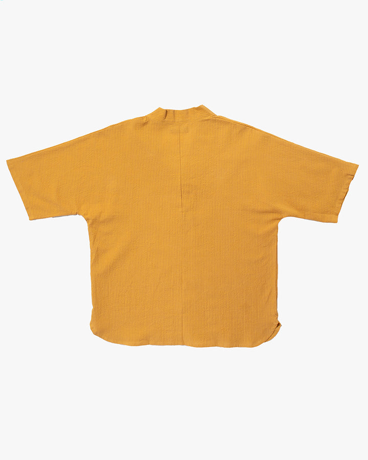 Kiriko x ToK, V-Neck Tunic, Sunflower Chijimi