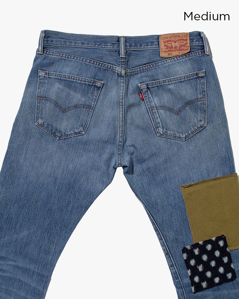 Kiriko Custom Patched Denim Jeans, 7