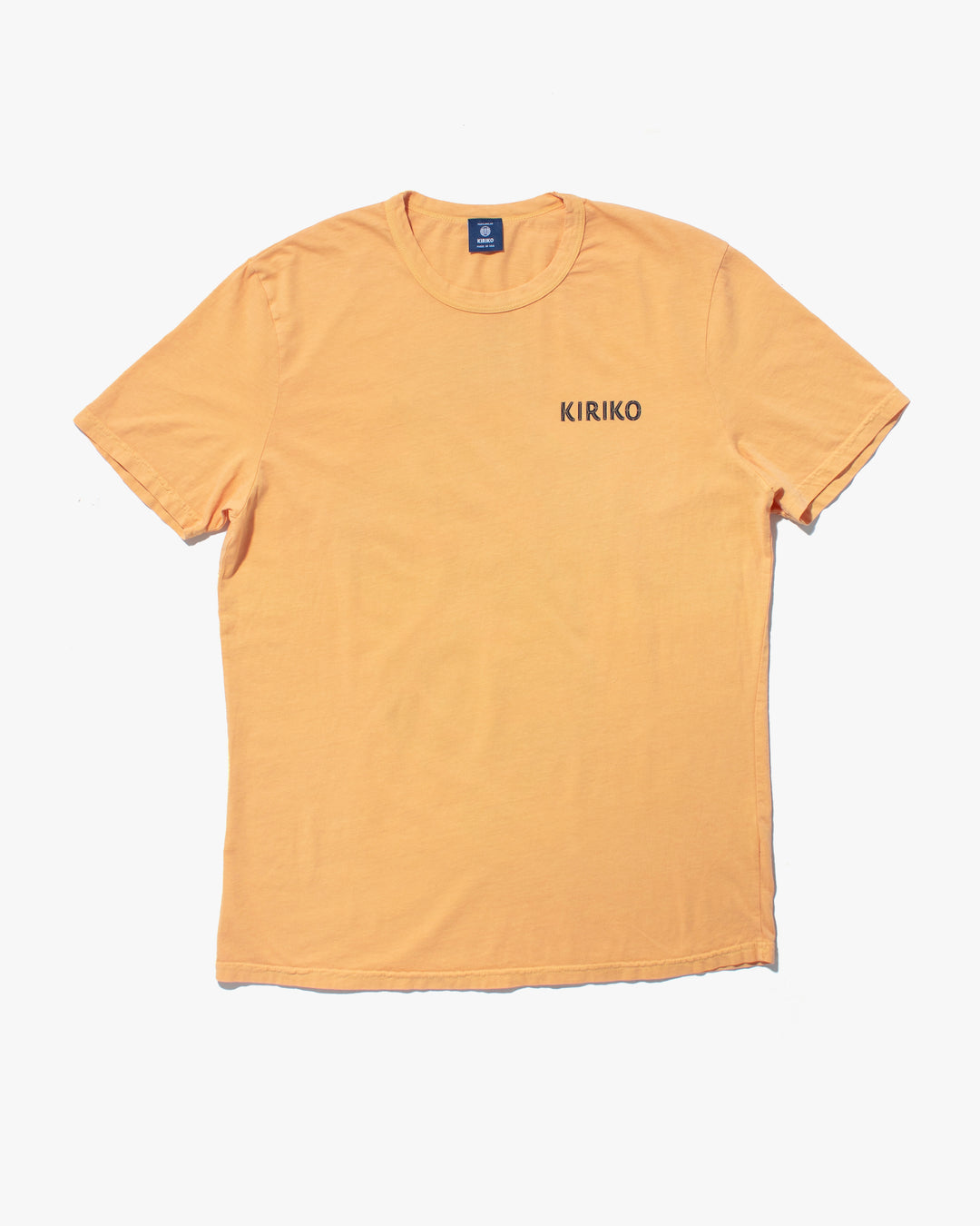 Kiriko Original Tee, 6 oz Cotton, Yellow with Indigo Koi-Dragon