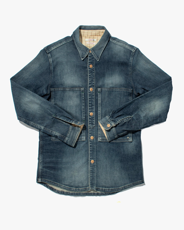 Japanese Repro Chore Coat, Eternal, Blue Denim - L