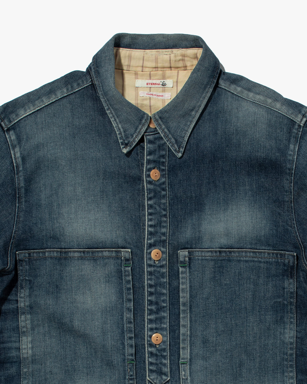 Japanese Repro Chore Coat, Eternal, Blue Denim - L