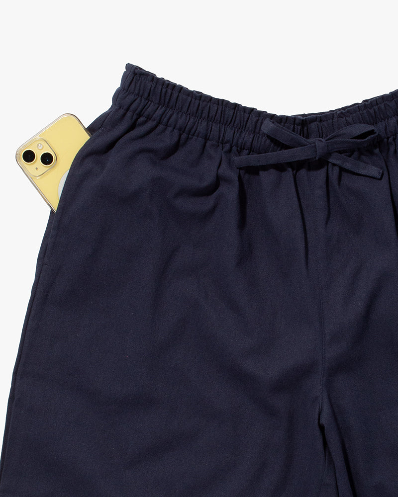 Wa-Modern, Drawstring Pants, Navy