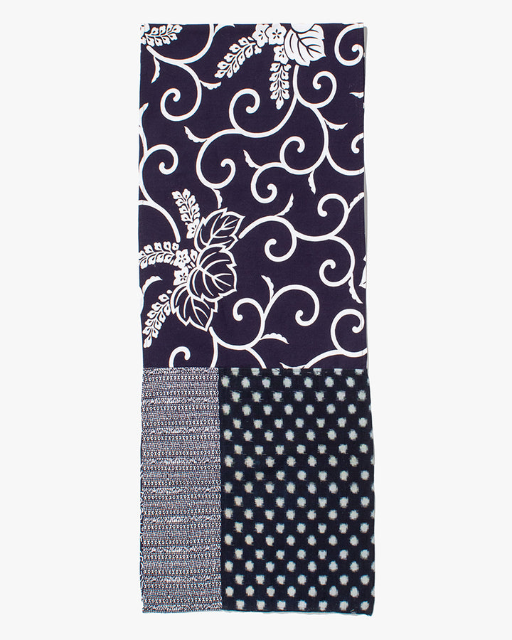 Kiriko Original Scarf, Patched Boro, Indigo, 27