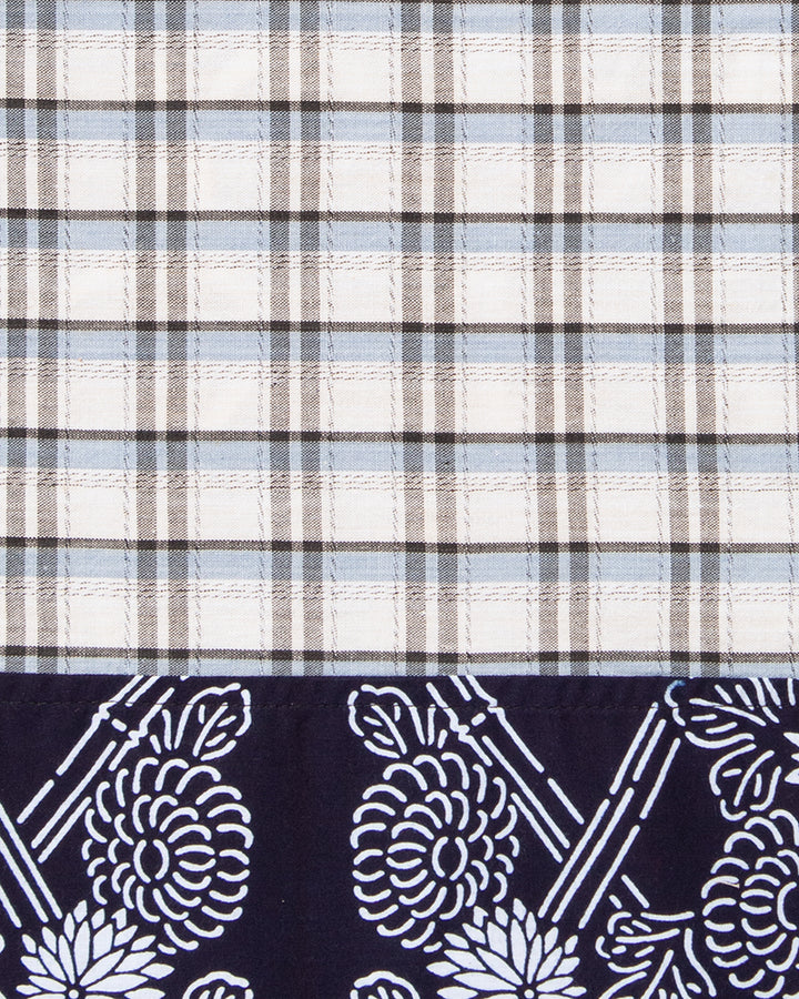 Kiriko Original Scarf, Patched Boro, Indigo, 27
