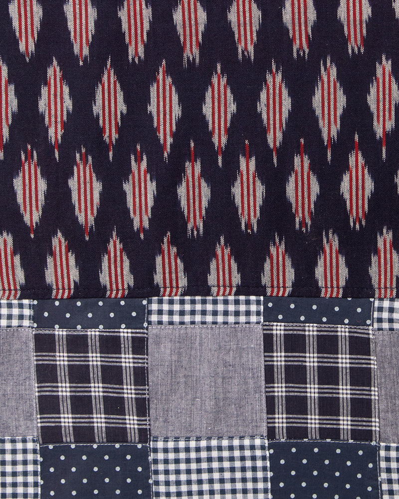 Kiriko Original Scarf, Indian Kasuri, Patchwork, 4