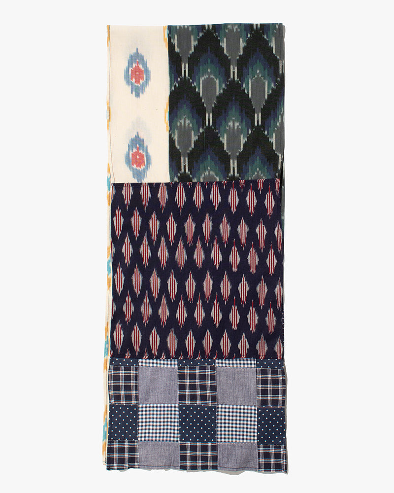Kiriko Original Scarf, Indian Kasuri, Patchwork, 5