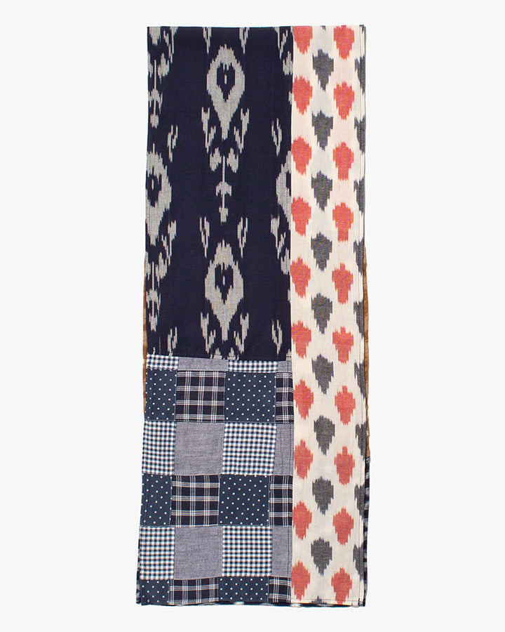 Kiriko Original Scarf, Indian Kasuri, Patchwork, 6