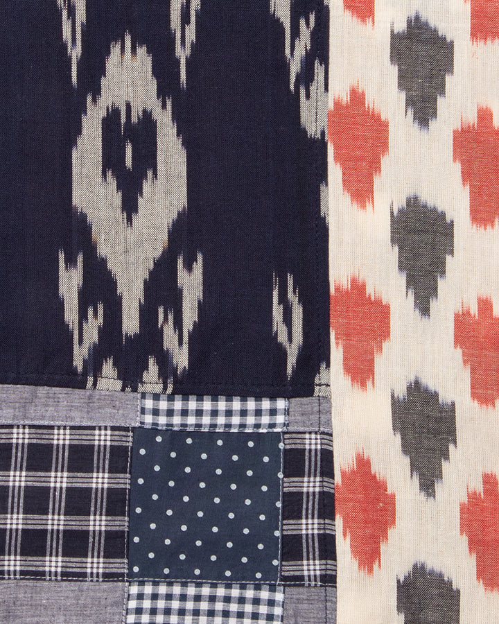 Kiriko Original Scarf, Indian Kasuri, Patchwork, 6