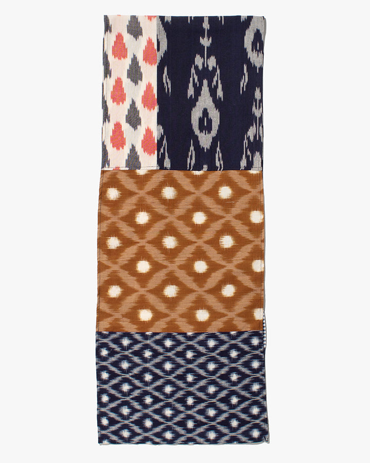 Kiriko Original Scarf, Indian Kasuri, Patchwork, 6