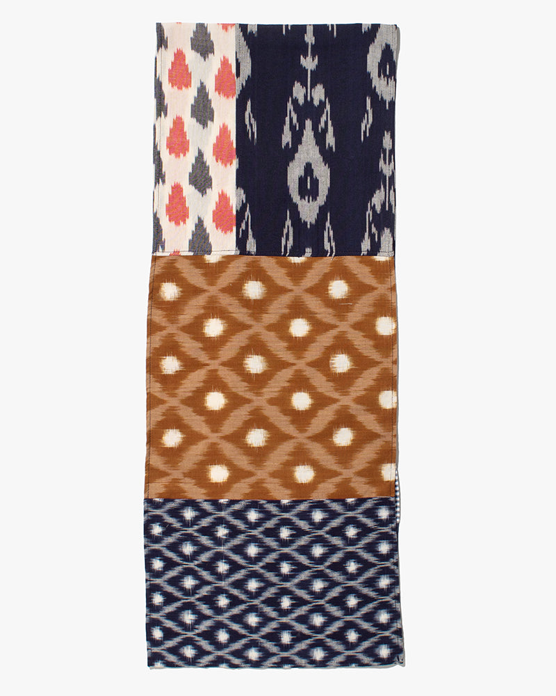 Kiriko Original Scarf, Indian Kasuri, Patchwork, 6
