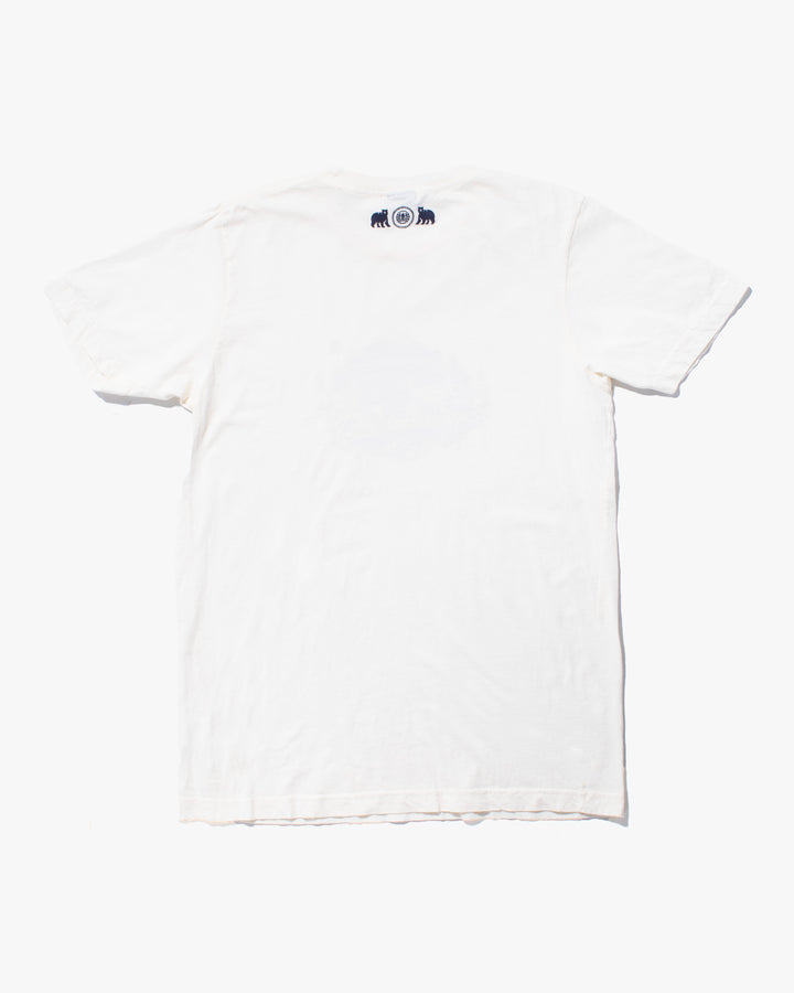 Kiriko Original Tee, 6oz Cotton, Kuma, Cream White