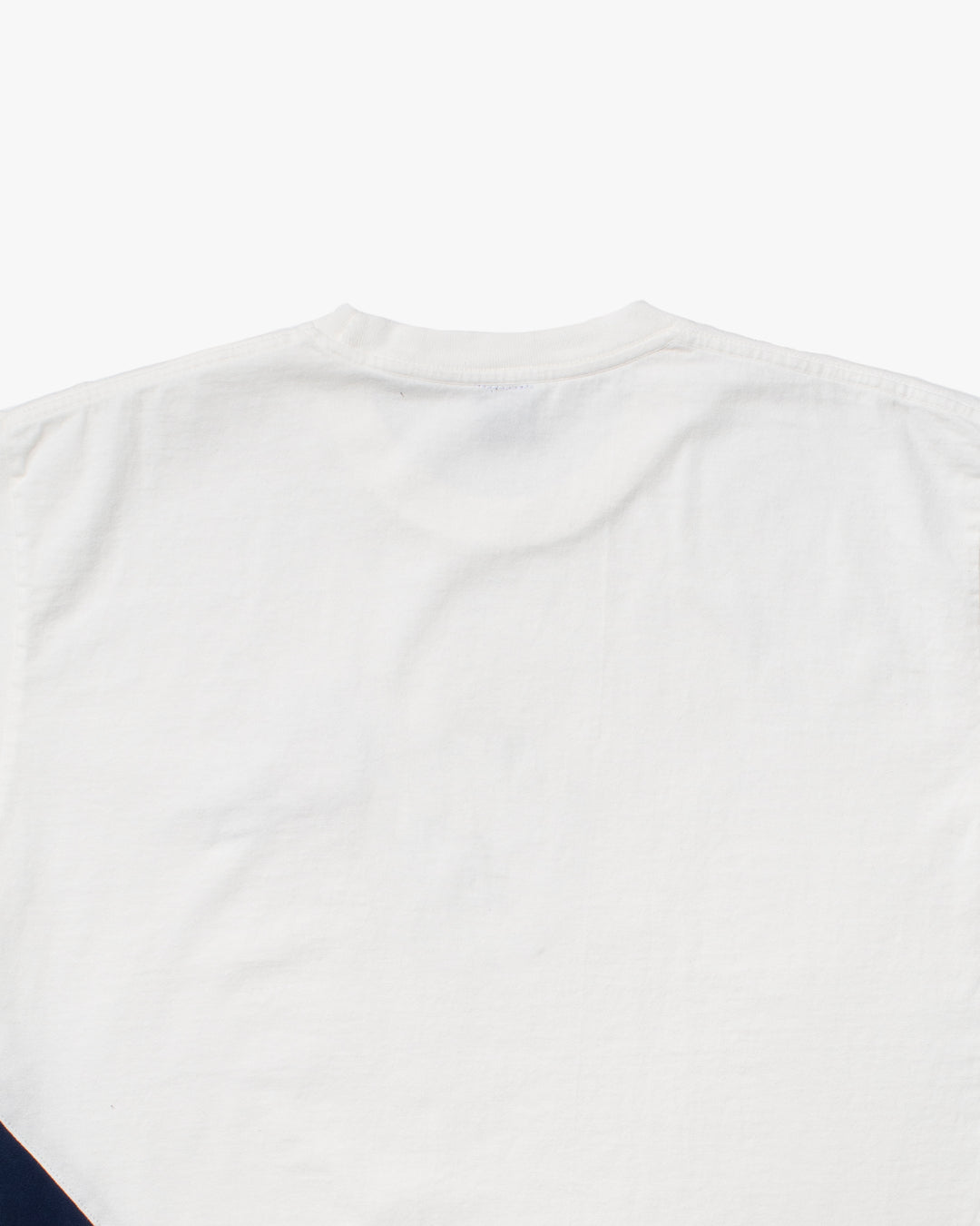 Kiriko Original Tee, 8 oz Cotton, Two Tone Tee with Two patches, White with Navy
