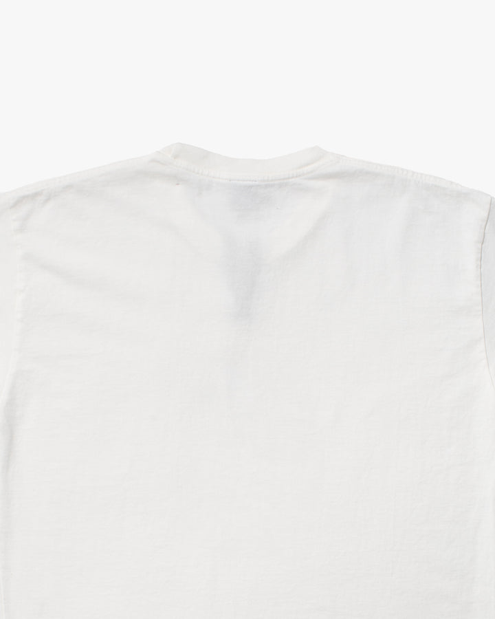 Kiriko Original Tee, 8 oz Cotton, White V-Henley