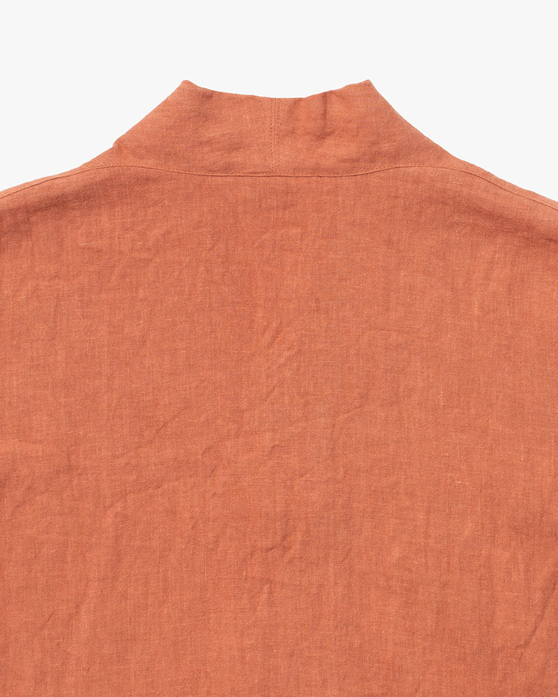 Kiriko Original French Linen Tunic, Burnt Orange