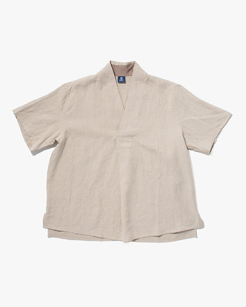 Kiriko Original French Linen Tunic, Beige