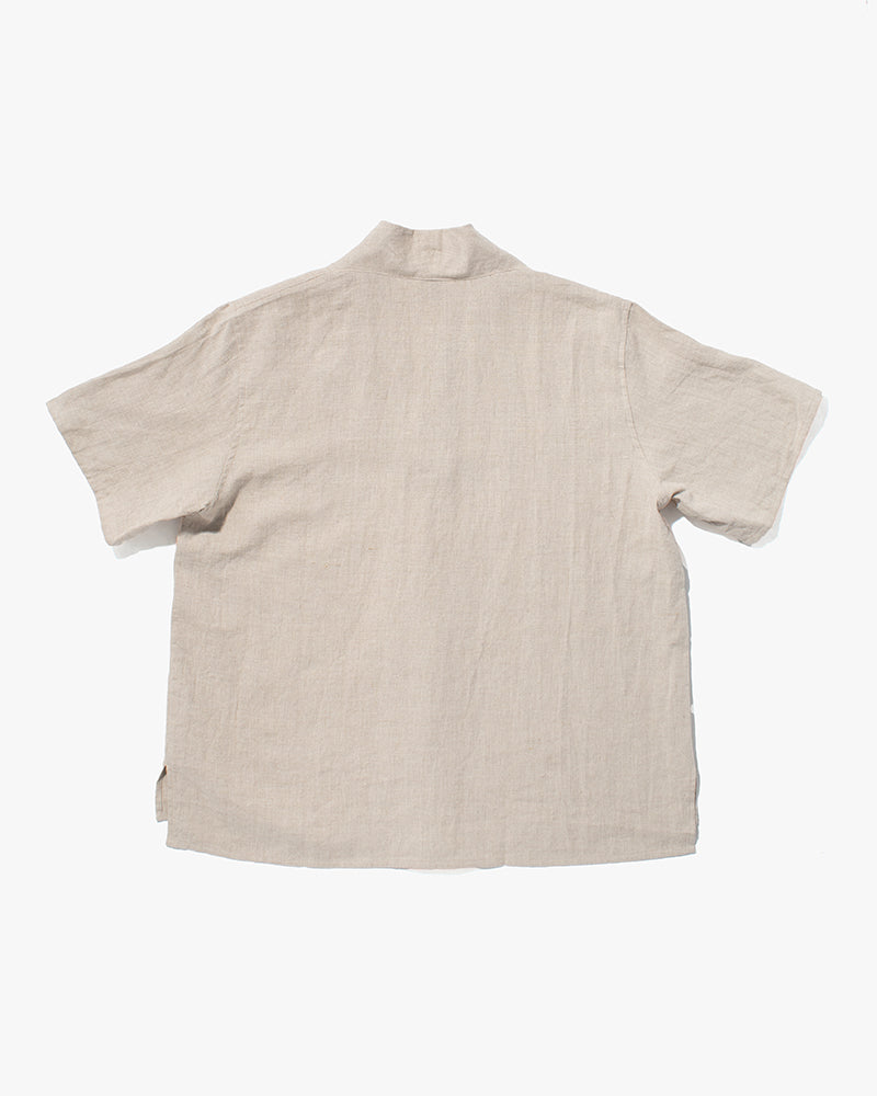 Kiriko Original French Linen Tunic, Beige