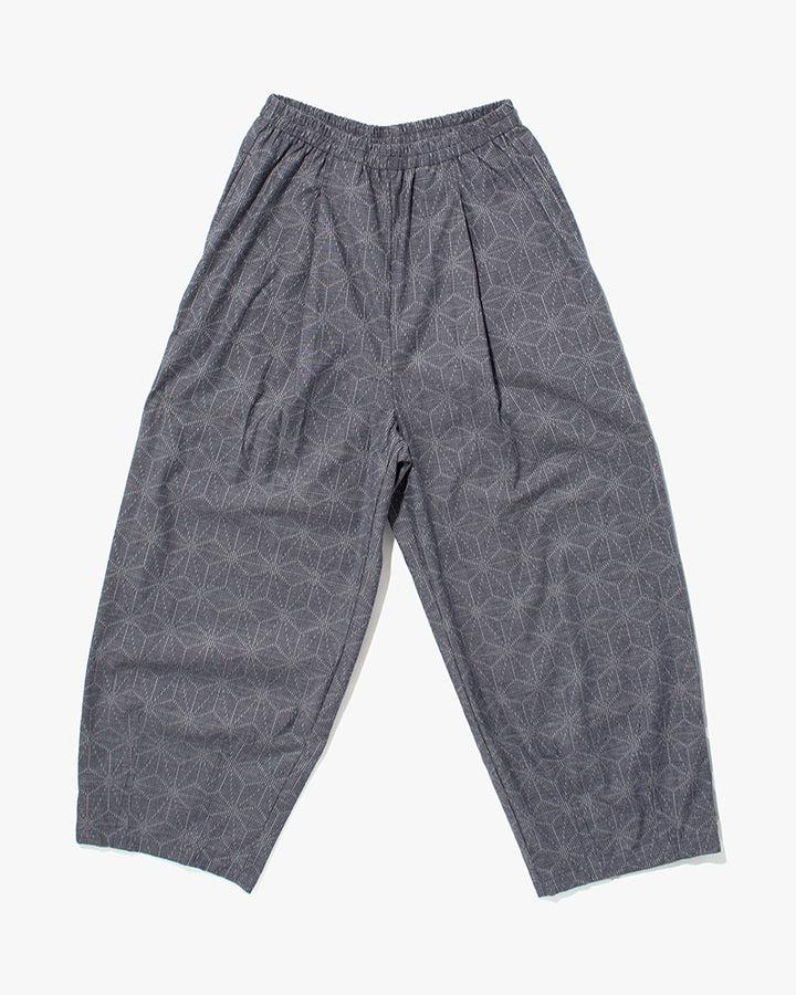 Kiriko x ToK, Lantern Pants, Grey Asanoha