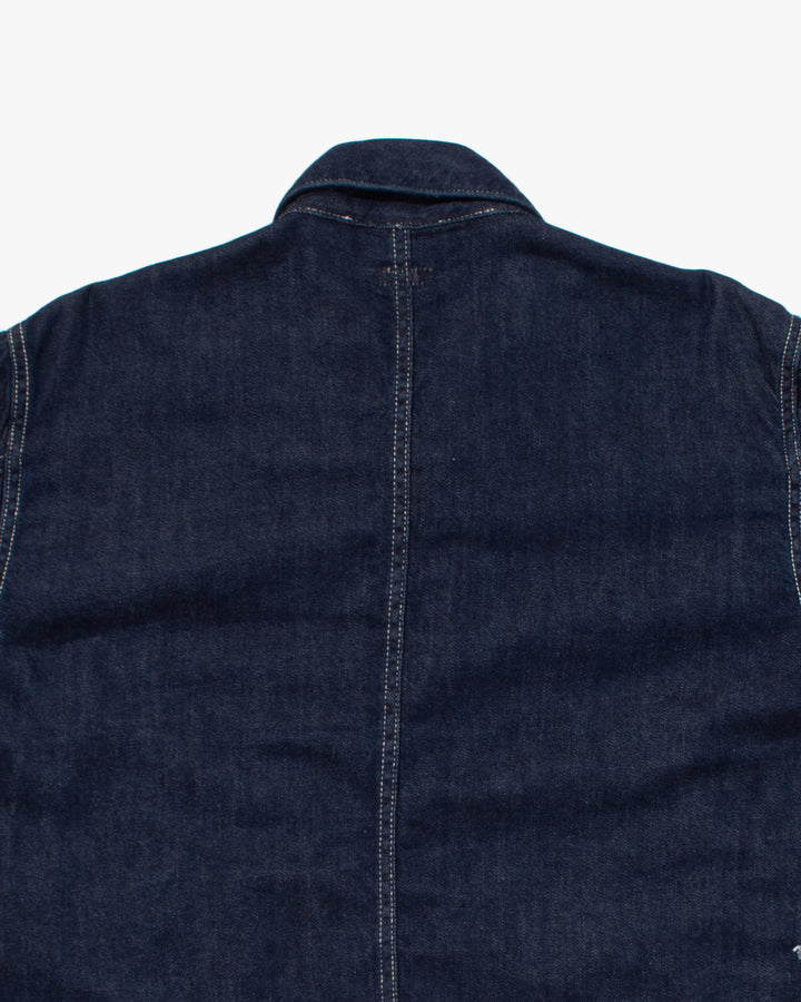 Japanese Repro Denim Jacket, XL, Kapital, Dark Wash with Angled Pockets