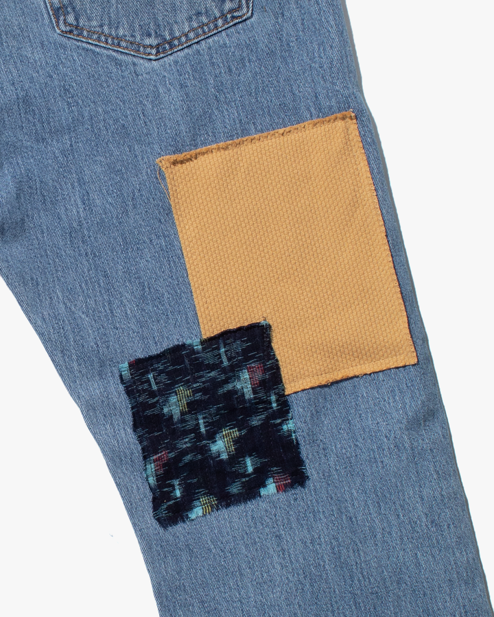 Kiriko Custom Patched Denim Jeans, 8