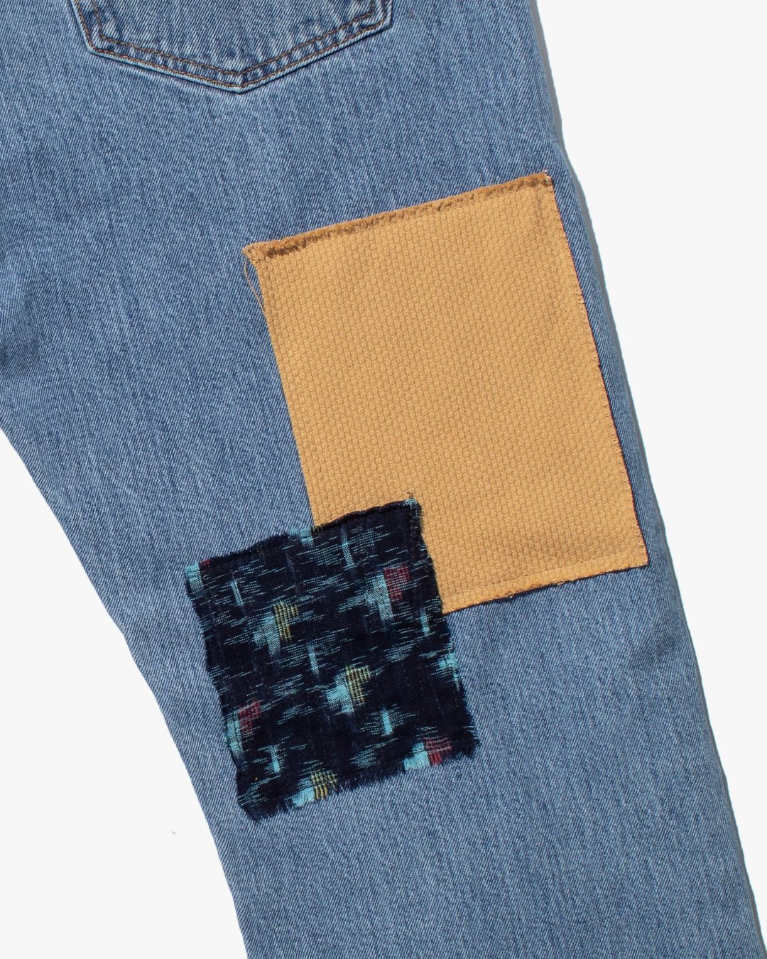 Kiriko Custom Patched Denim Jeans, 8