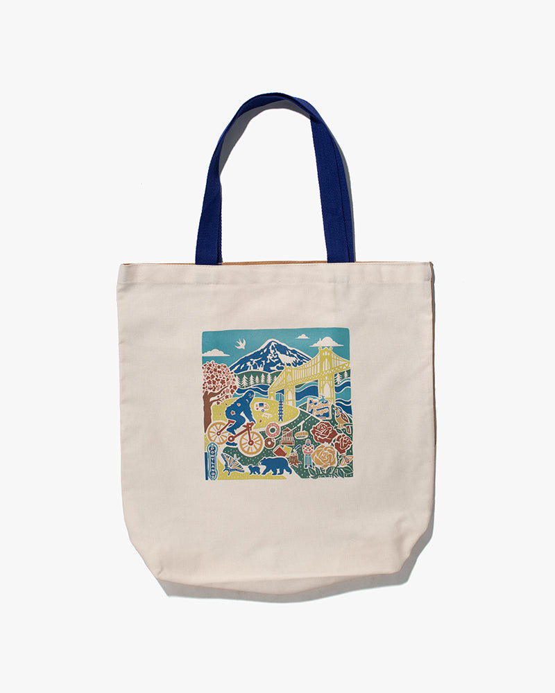 Kokoro Original, Tote Bag, Portland Map
