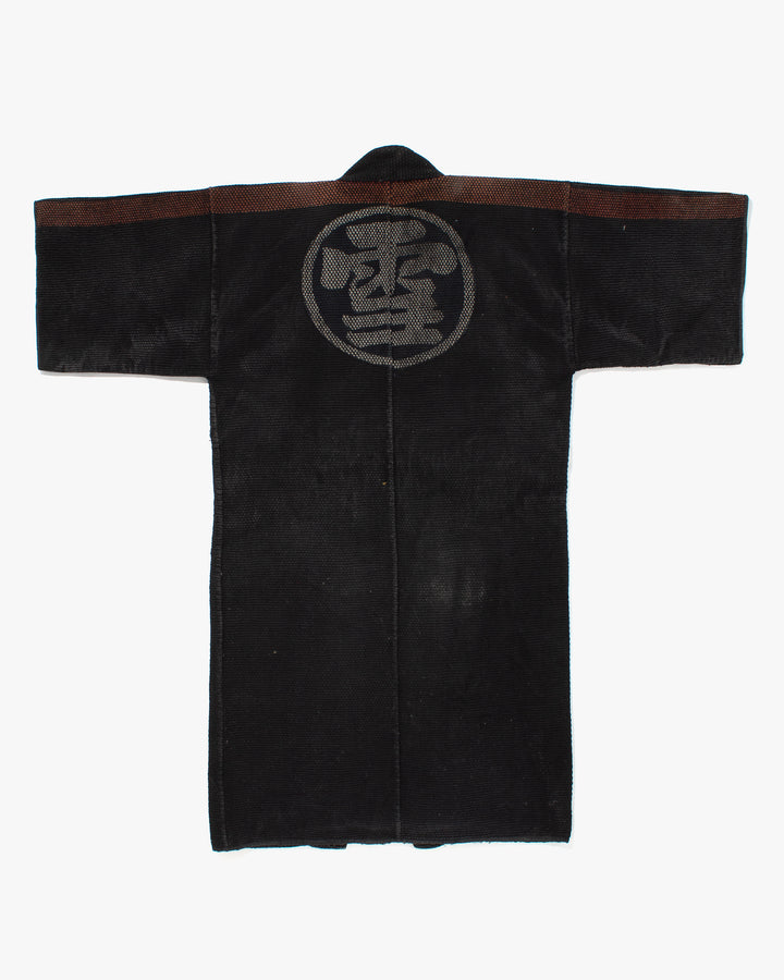 Vintage Hikeshi Jacket, Fully Sashiko Stitched, Yuki