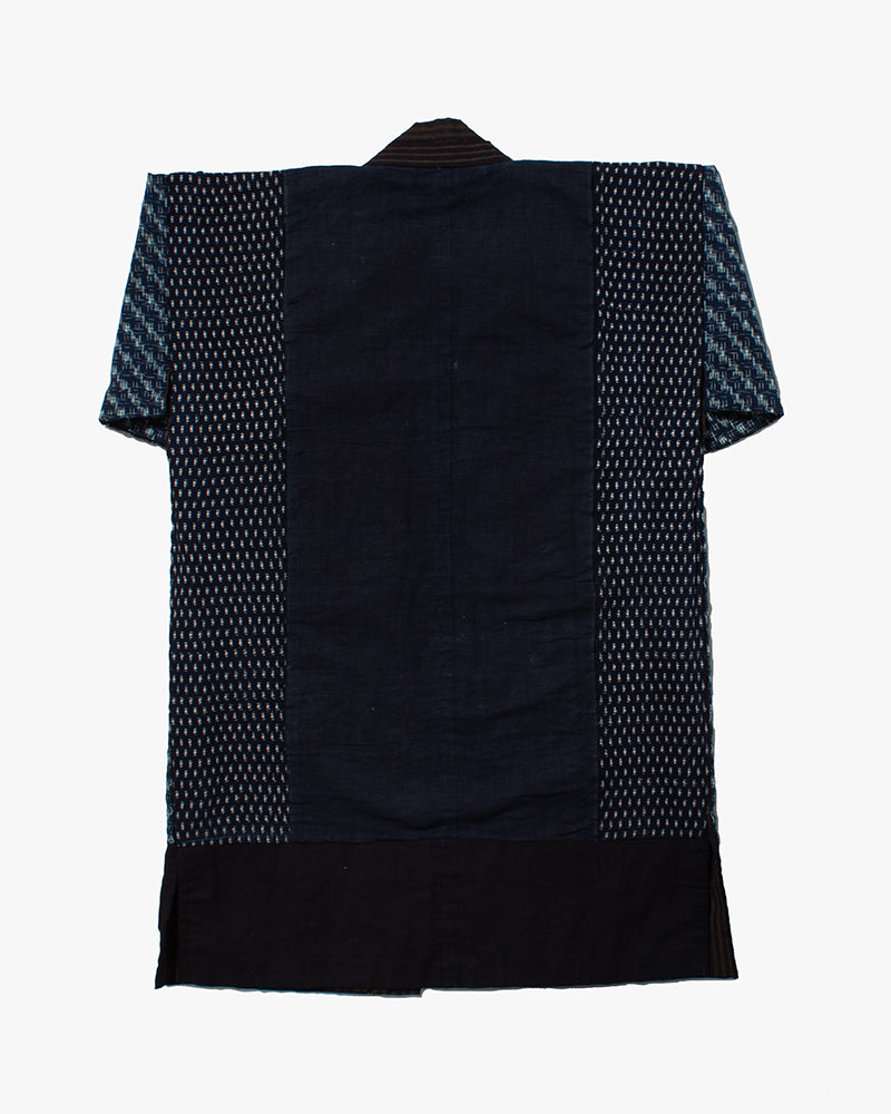 Vintage Noragi Jacket, Indigo Multi Patchwork