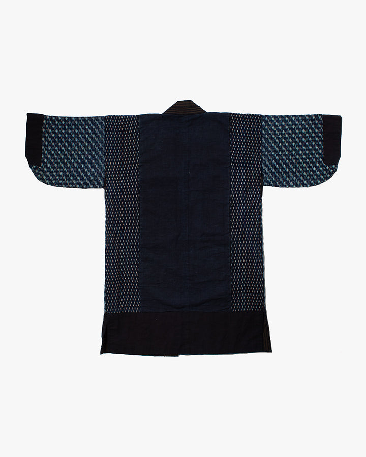 Vintage Noragi Jacket, Indigo Multi Patchwork
