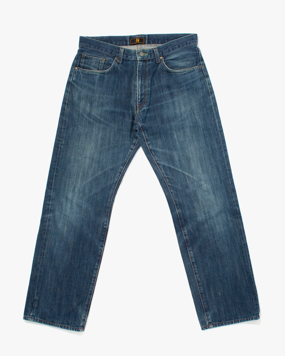 Japanese Repro Denim Jeans, Zen Denim, Painted Koi - 34