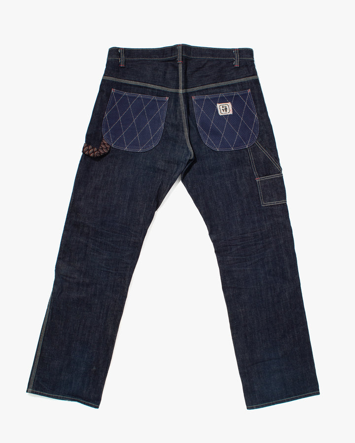 Japanese Repro Denim Jeans, Zen Denim, Sashiori Patchwork - 38"