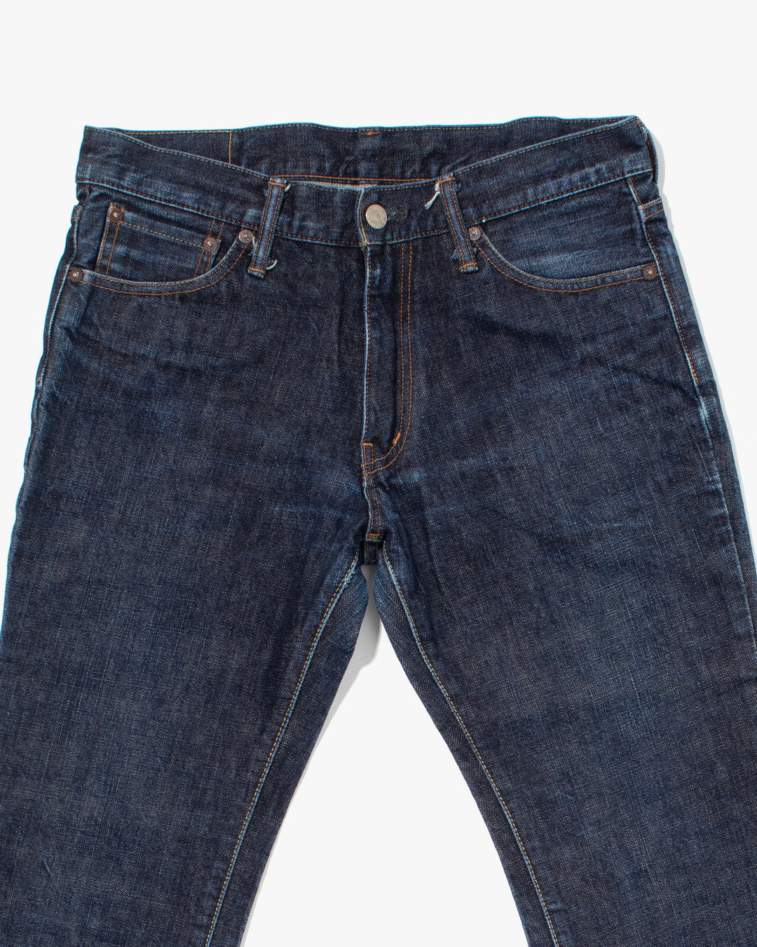 Japanese Repro Denim Jeans, Hinoya, Dark Wash with Flare - 32"
