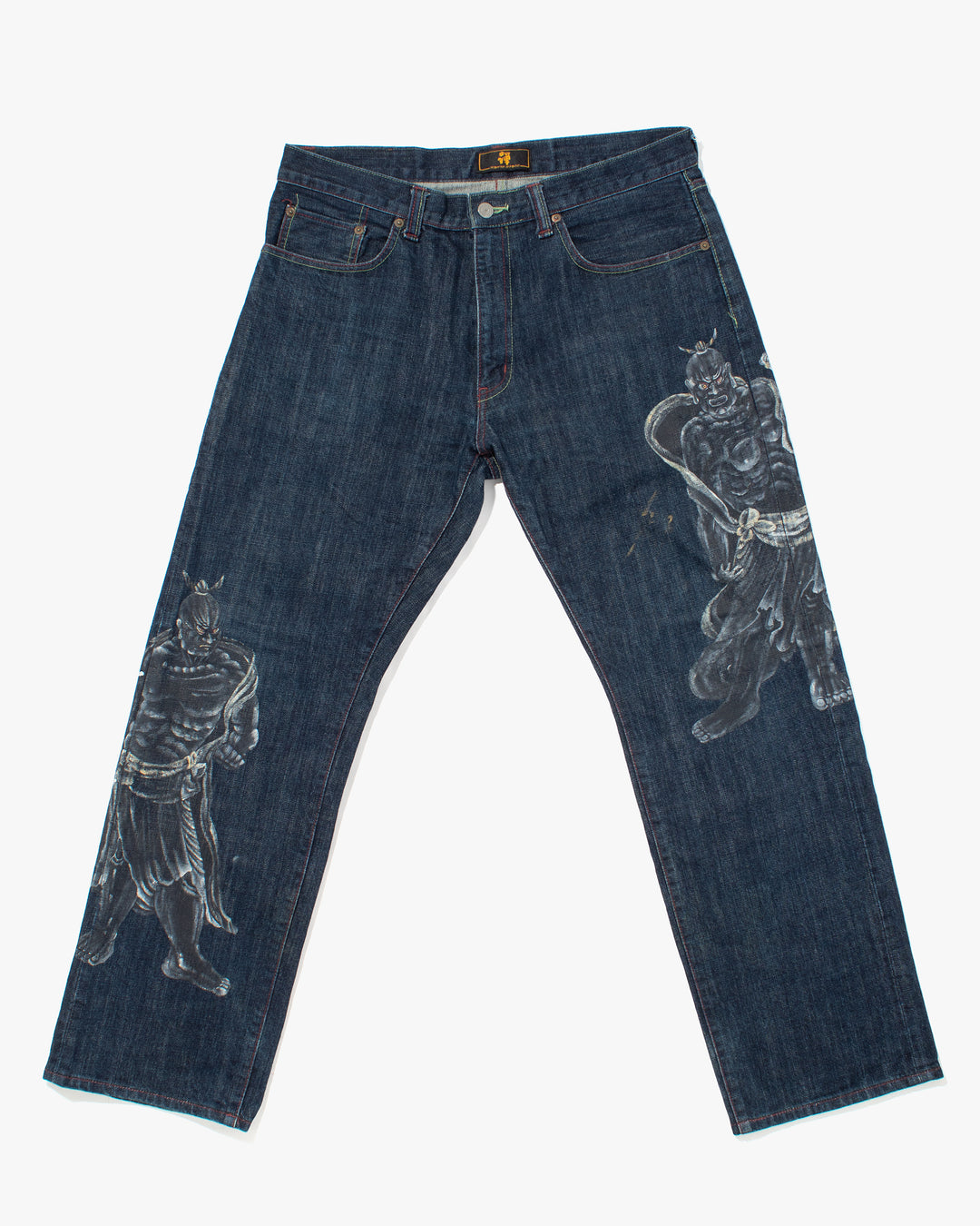 Japanese Repro Denim Jeans, Zen Denim, Painted Warriors - 36"