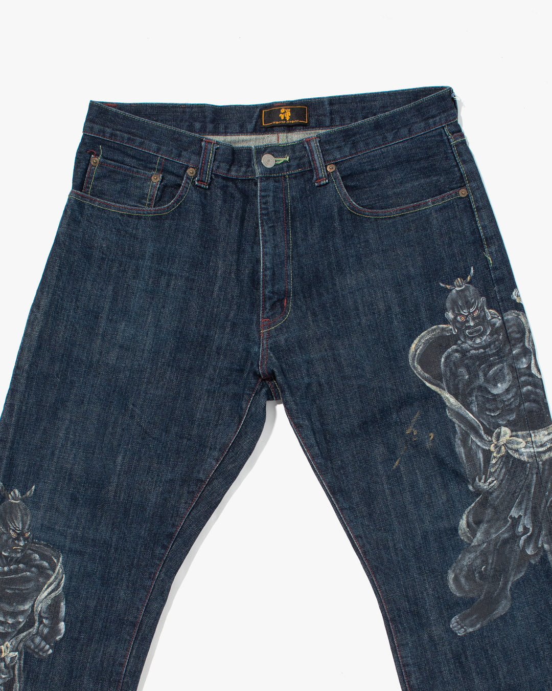 Japanese Repro Denim Jeans, Zen Denim, Painted Warriors - 36"