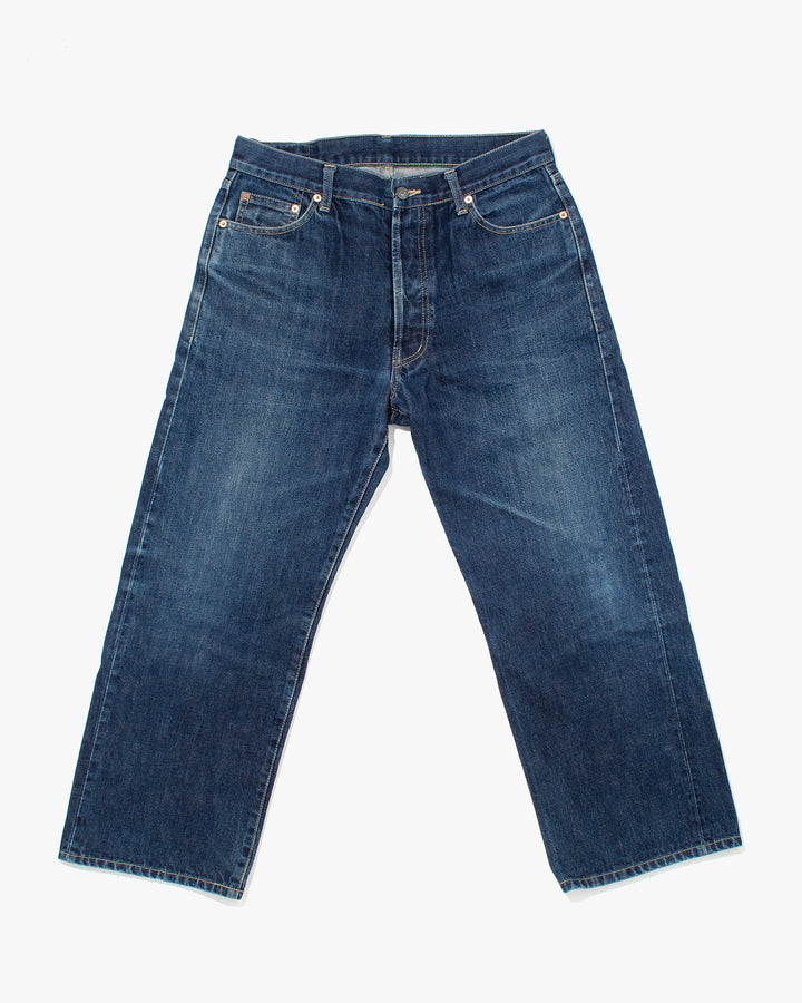 Japanese Repro Selvedge Denim Jeans, Nozomi Ishiguro, Medium Wash - 33"