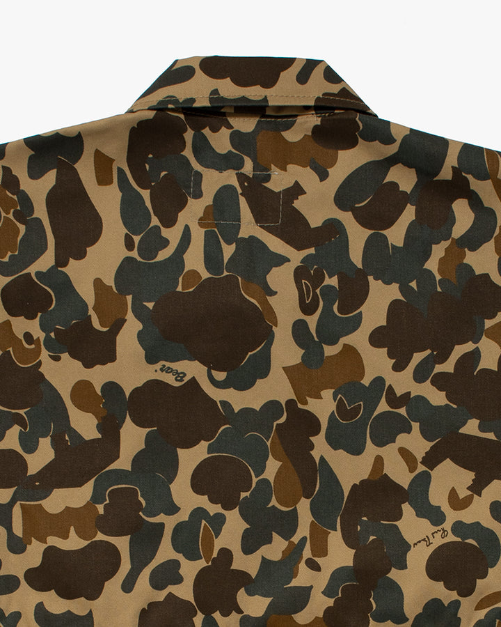 Kiriko Custom Military Jacket, Camo Patched, Obi Phoenix 
